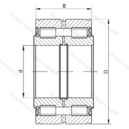 Подшипник роликовый радиальный SL 045056