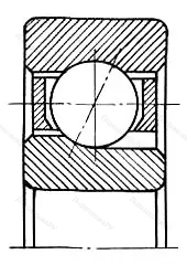 Подшипник  7607/2,5 размер 2,5x9x2,8/3