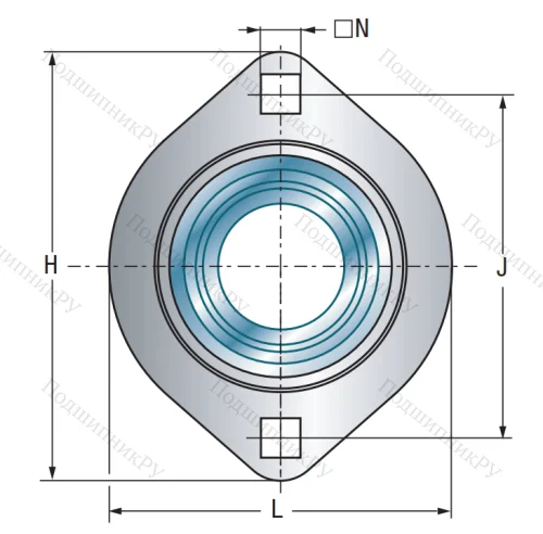 Подшипниковый корпус  PFL 204 в Химках