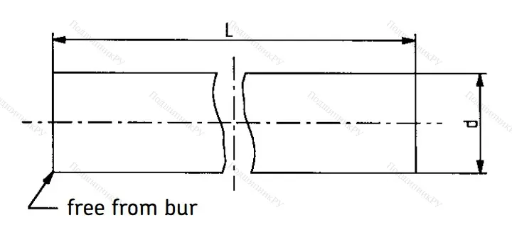 Прецизионный вал (нерж.)  LJMS 8 ESSC 1