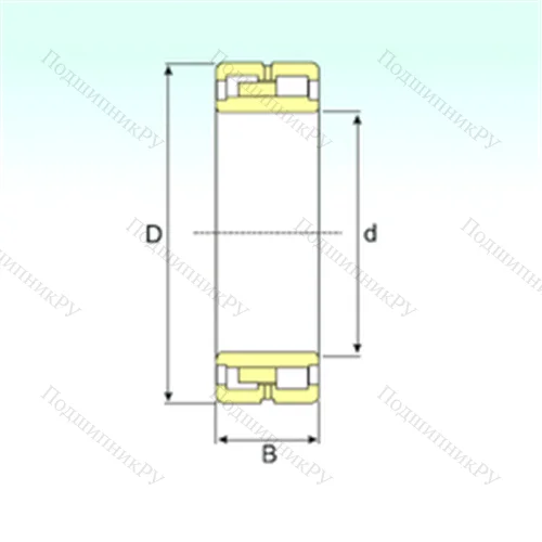 Подшипник роликовый радиальный NNU 41/710 K 30M/W 33 от производителя  ISB