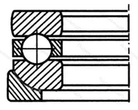 Подшипник  53207+U 207 (18207) 