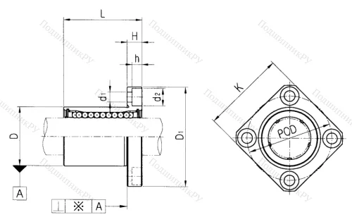 Подшипник LMEK 8 UU в Химках
