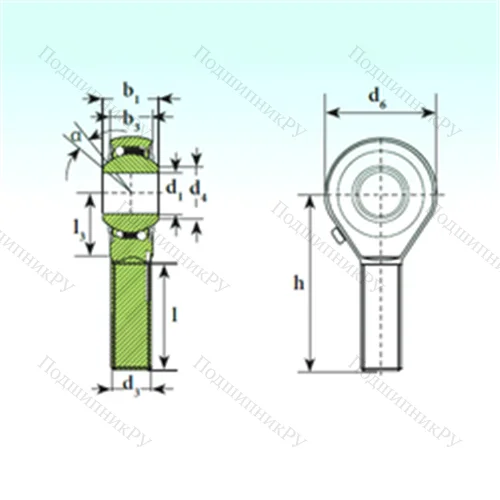 Подшипник шариковый радиальный самоцентрирующийся TSM 25 BB-O