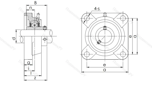 Подшипниковый узел UCF 210 Q в Химках