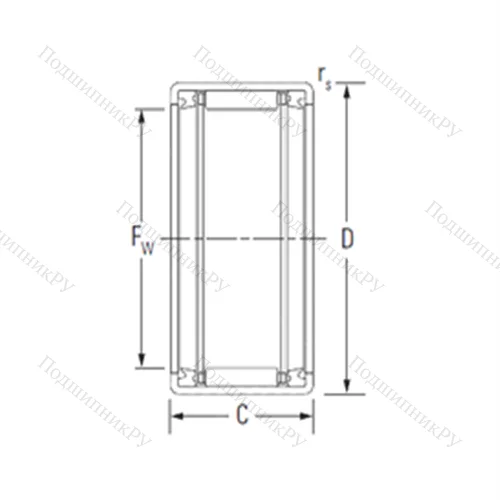 Подшипник игольчатый радиальный