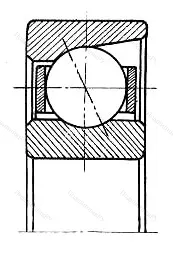 Подшипник  2036840 размер 200x250x30 от производителя  ГПЗ-4 Подшипник  2036840 размер 200x250x30 от производителя  ГПЗ-4