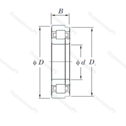Подшипник роликовый радиальный NUP 420 от производителя  KOYO