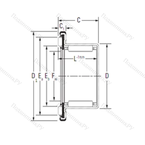 Подшипник комбинированный RAXF 712
