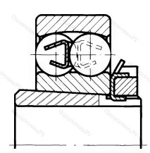 Подшипник  2313K+H 2313 (11612) размер 60x140x48/65