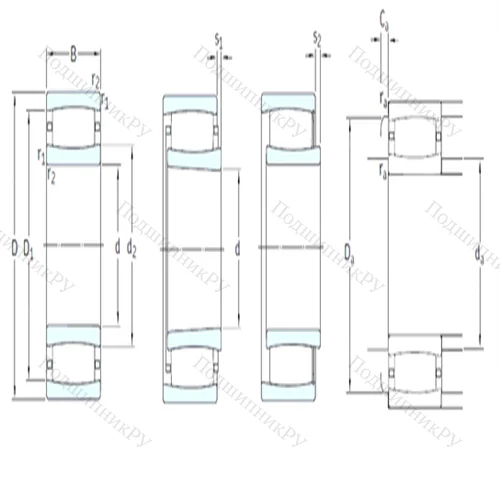 Подшипник роликовый тороидальный C 5915V от производителя  SKF Подшипник роликовый тороидальный C 5915V от производителя  SKF