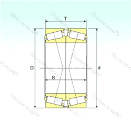 Подшипник роликовый радиально-упорный 32232J/DF от производителя  ISB