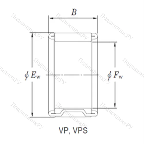 Подшипник игольчатый радиальный 35VP 4135A