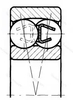 Модификация подшипника 6-1614 размер 70x150x51