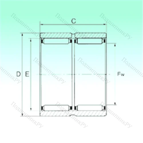 Подшипник игольчатый радиальный RNAO 18x30x24 - ZW