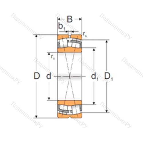 Подшипник роликовый радиальный самоцентрирующийся 22228 W 33
