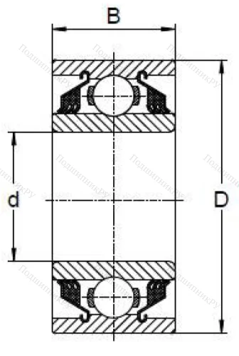 Радиальный шариковый подшипник W 210 PP 2 в Химках