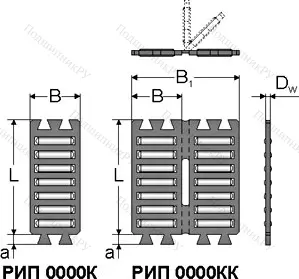 Подшипник  РИП3020 (FF 3020) размер 20x60x3