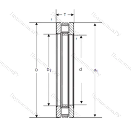 Подшипник роликовый упорный 81106 от производителя  SIGMA