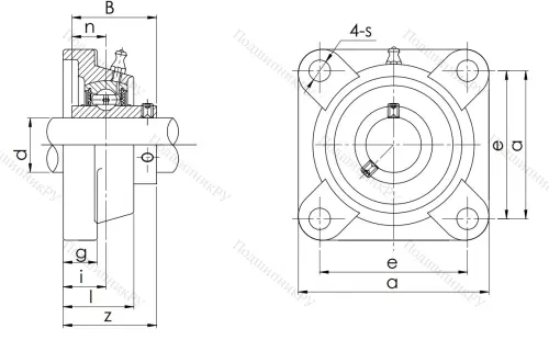 Подшипниковый корпус  F 205 в Химках