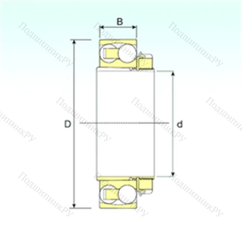 Подшипник шариковый радиальный самоцентрирующийся 1207 KTN 9+H 207