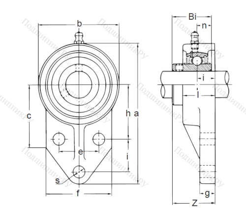 Подшипниковый узел UCFK 203 в Химках