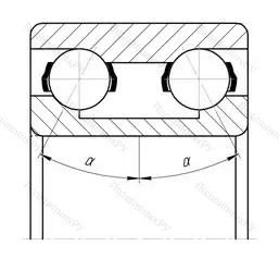 Подшипник 3209M размер 45x85x30,2