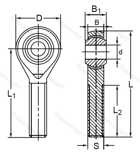 Шарнирная головка POS 6 L в Химках