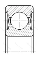 Модификация подшипника 6-80801Т2С8 размер 12x30x8