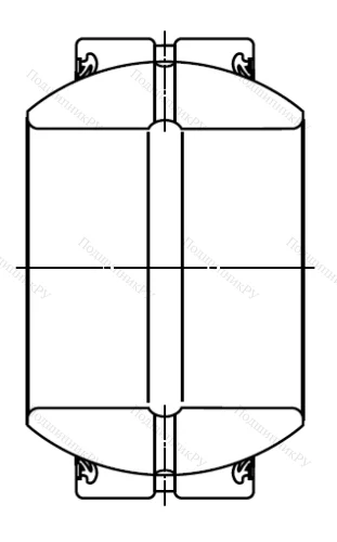 Шарнирный подшипник GEH 50 ES 2RS в Химках