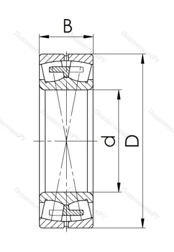 Сферический роликовый подшипник 3526 Н (22226 MW 33) в Химках