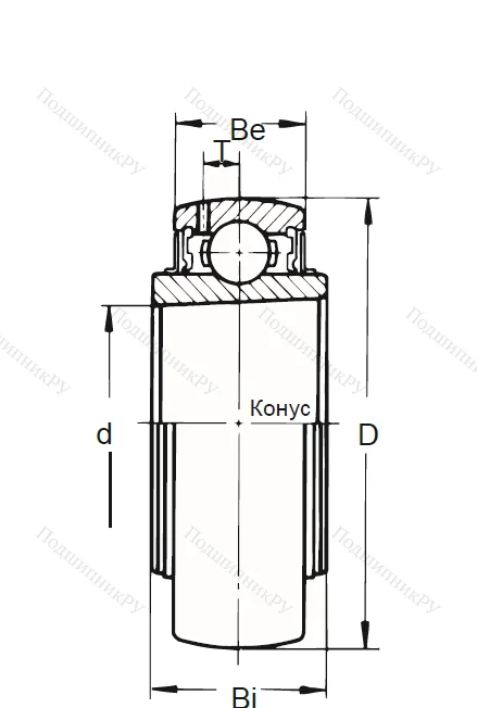 Корпусный подшипник UK 215 в Химках