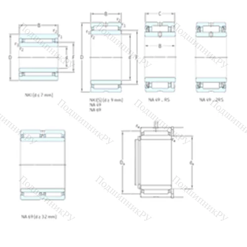 Подшипник игольчатый радиальный NKI 32/20 от производителя  SKF Подшипник игольчатый радиальный NKI 32/20 от производителя  SKF