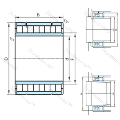 Подшипник роликовый радиальный  512-301