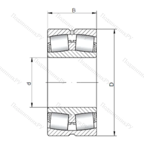 Подшипник роликовый радиальный самоцентрирующийся 239/600W 33 от производителя  ISO Подшипник роликовый радиальный самоцентрирующийся 239/600W 33 от производителя  ISO