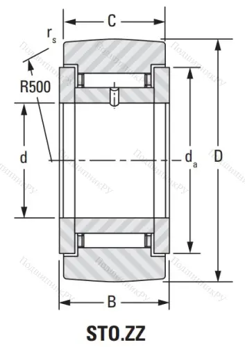 Подшипник STO 40 ZZ
