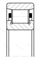 Подшипник N 2315 размер 75x160x55