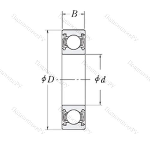 Подшипник шариковый радиальный