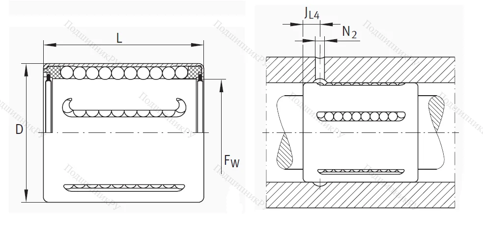 Подшипник KH 16 PP