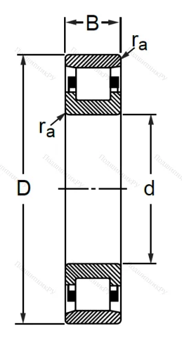 Цилиндрический роликовый подшипник 2615 (N 2315) в Химках