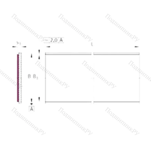 Подшипник скольжения EGS 25260-E 40-S 3E
