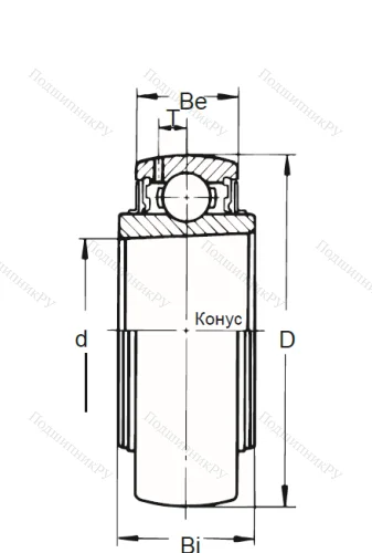 Корпусный подшипник UK 213 в Химках
