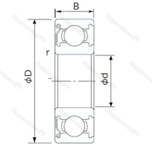Подшипник шариковый радиальный 566094.H 49 от производителя  FAG Подшипник шариковый радиальный 566094.H 49 от производителя  FAG