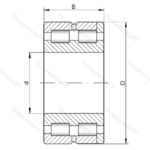 Подшипник роликовый радиальный NNC 4914 V от производителя  CX Подшипник роликовый радиальный NNC 4914 V от производителя  CX