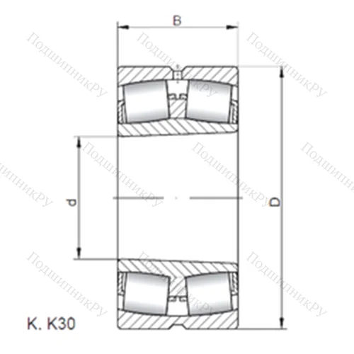 Подшипник роликовый радиальный самоцентрирующийся 239/1060 KCW 33 от производителя  CX
