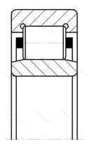 Модификация подшипника 2220 размер 100x180x34 от производителя  ГПЗ-34