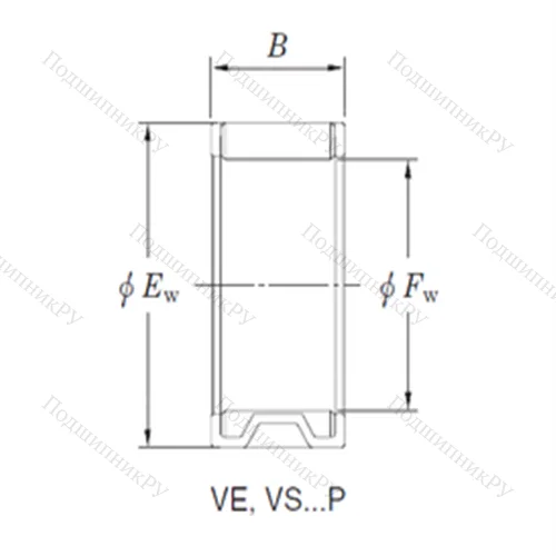 Подшипник игольчатый радиальный VE 324118AB 2