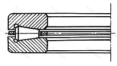 Модификация подшипника 6-19744ХУ размер 220x500x125