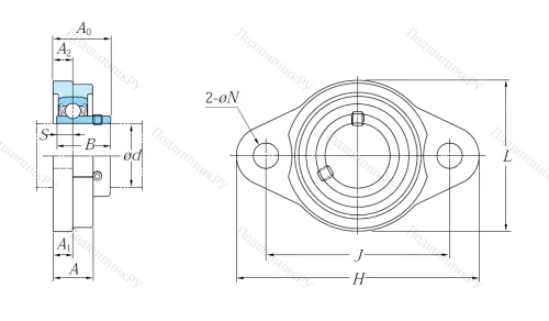 Подшипниковый узел UFL 006 JE 1 в Химках