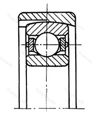 Модификация подшипника 860065Ю размер 5x17x4/6 от производителя  ГПЗ-3